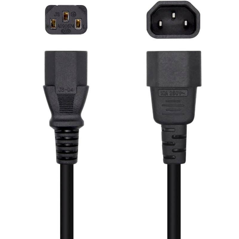 Cable Alargador USB 2.0 Vention CBIBI/ USB Macho - USB Hembra/ 3m/ Negro